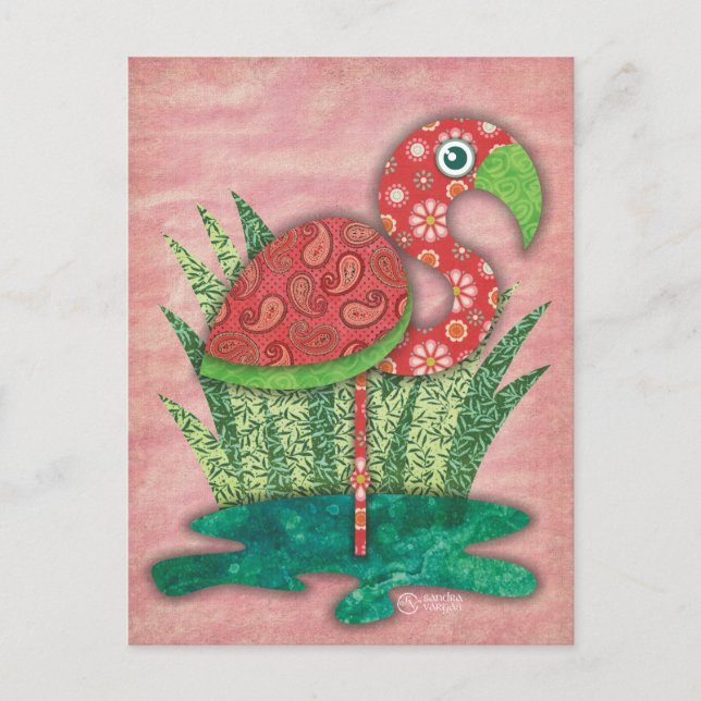 Cartão postal Flamingo (Frente)