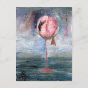 Cartão postal Flamingo ACEO