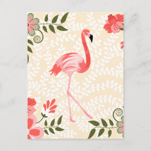Cartão Postal Flamingo Bird