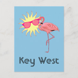 Cartão Postal Flamingo de Key West