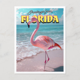 Cartão postal Flamingo Florida