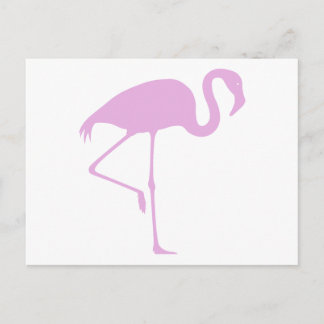 Cartão Postal Flamingo Rosa Clássico