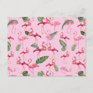 Cartão Postal Flamingos Love Standard 5