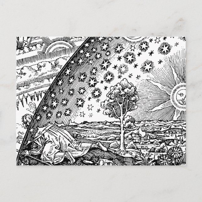 Cartão Postal Flammarion Wanderer (Frente)