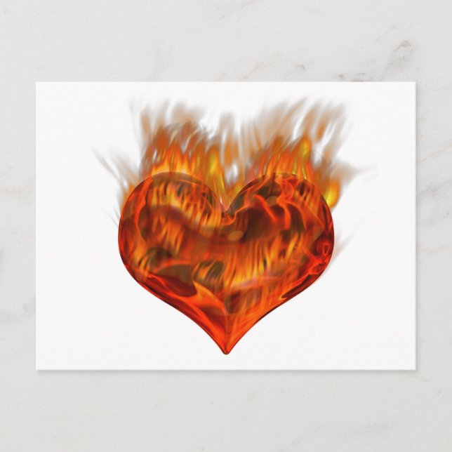 Cartão Postal Flammendes Herz! (Frente)
