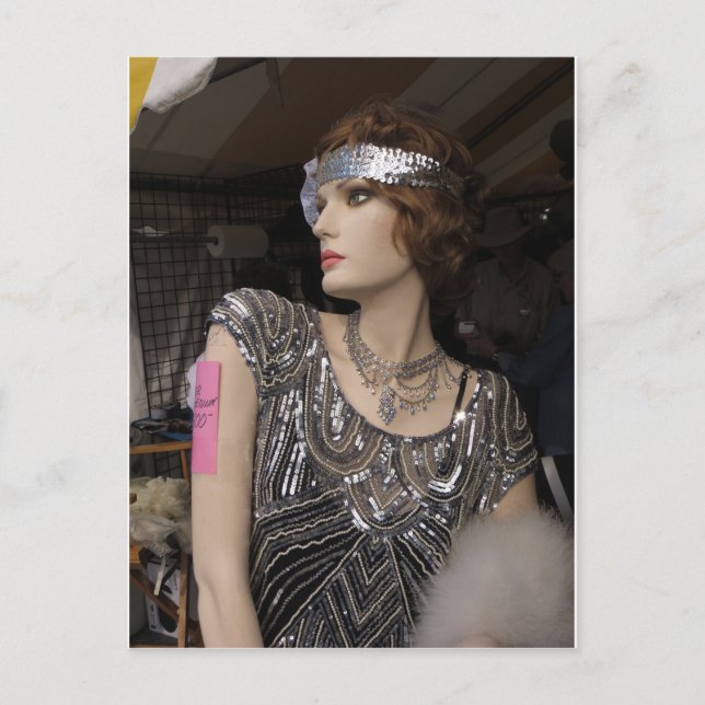 Cartão Postal Flapper Mannequin (Frente)