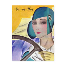 Flapper no Chapéu Roxo