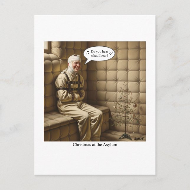 Cartão Postal Flat Holiday Card (Frente)