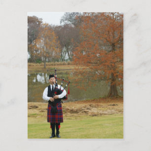 Cartão Postal flautista1