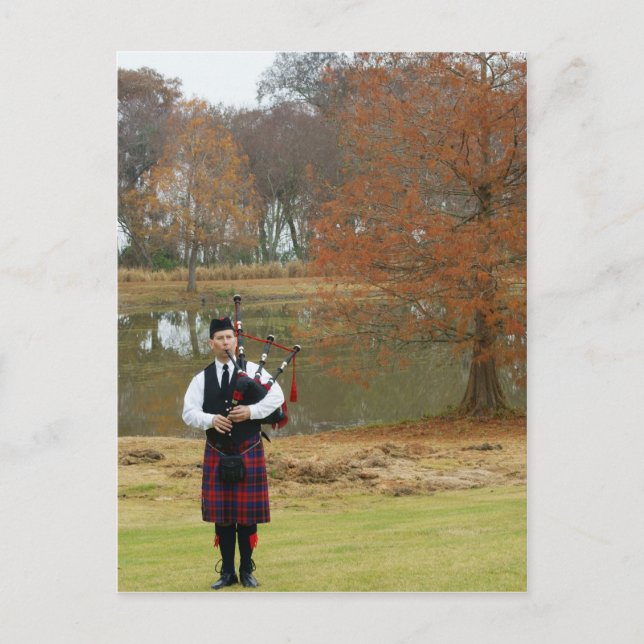 Cartão Postal flautista1 (Frente)