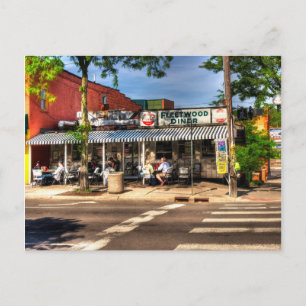 Cartão Postal Fleetwood Diner - Ann Arbor, Michigan