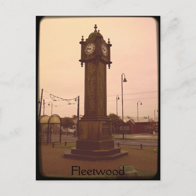 Cartão Postal Fleetwood, Lancashire (Frente)