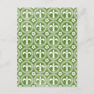 Cartão Postal Fleur De Lis