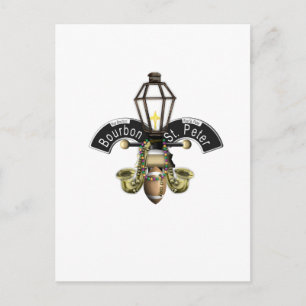 Cartão Postal Fleur de New Orleans