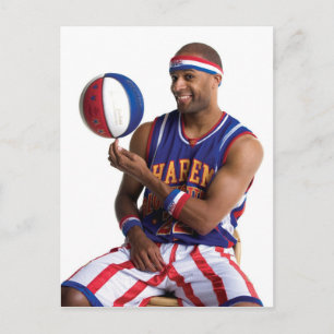 Cartão Postal Flight Time ball spin