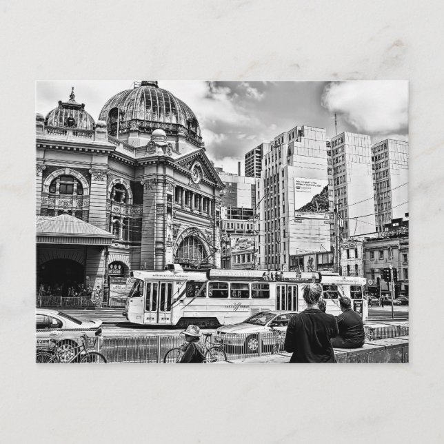 Cartão Postal Flinders Street (Frente)