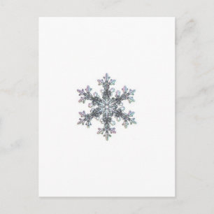 Cartão Postal Floco de neve