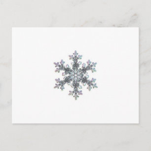 Cartão Postal Floco de neve