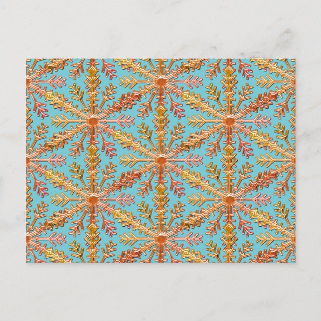 Cartão Postal Floco de Neve (Frente)