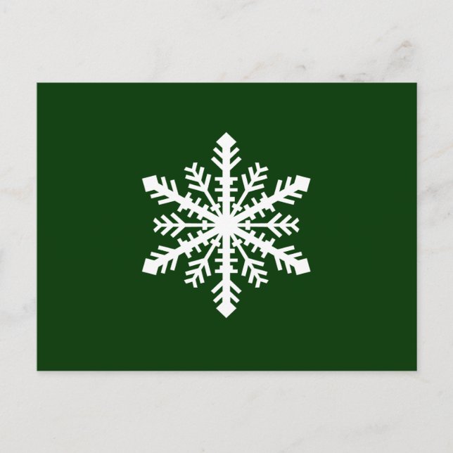 Cartão Postal Floco de Neve de Minnesnowta (Frente)