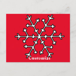 Cartão Postal Flocos de neve Thunder_Cove