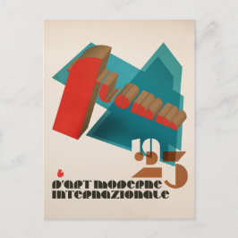 Cartão Postal FLomm 1923 D'Art Moderne Internazionale
