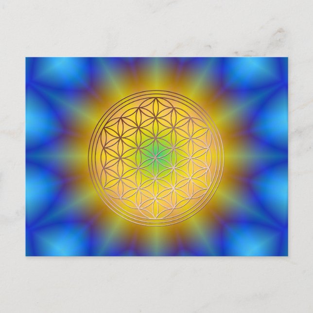 Cartão Postal Flor a vida motivo 10 (Frente)