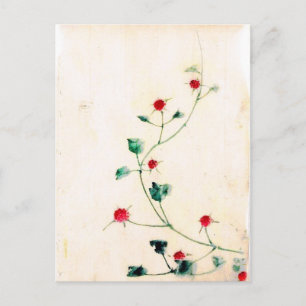 Cartão Postal Flor Asiático