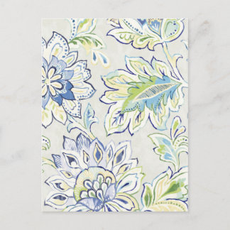 Cartão Postal Flor Azul Boêmia