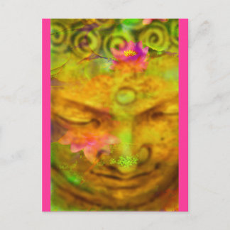 Cartão Postal Flor Buddha