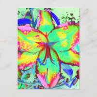 Flor cor-de-rosa verde-abstrato boho legante