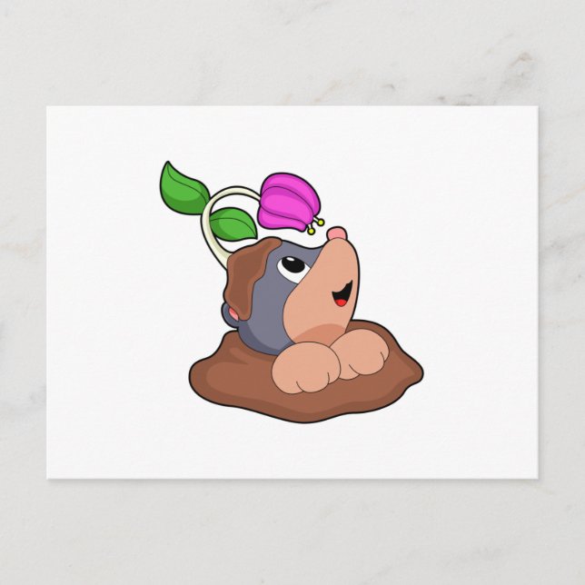 Cartão Postal Flor da Terra Mole (Frente)