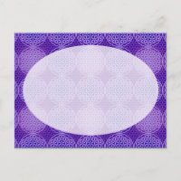 Flor da Vida - padrão de selo - roxo