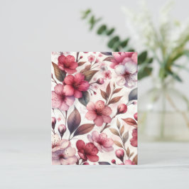 Cartão Postal Flor de Cerejeira