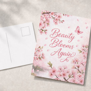 Cartão Postal Flor de Cerejeira: A Beleza Floresce Novamente
