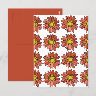 Cartão Postal Flor de Crisântemo Floral Crisântemo