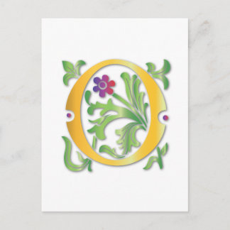 Cartão Postal Flor-de-lis O Monograma