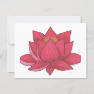 Cartão Postal Flor de Lotus