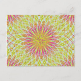 Cartão Postal Flor de Lotus Rosa