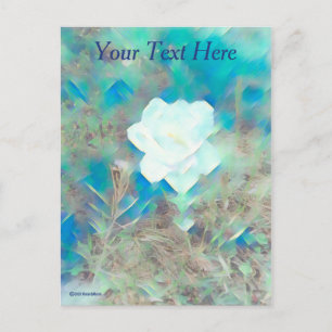 Cartão Postal Flor de Pastel