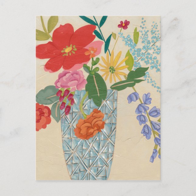 Cartão Postal Flor de Primavera II (Frente)