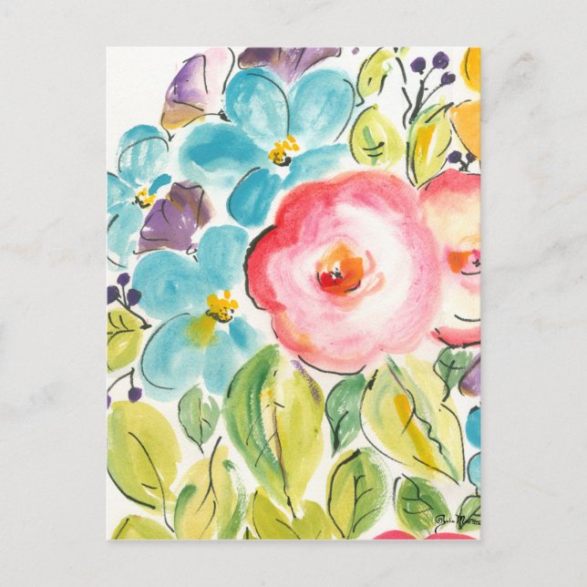 Cartão Postal Flor - Delícia II (Frente)