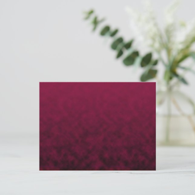 Cartão Postal Flor Esmagada (Em pé/Frente)