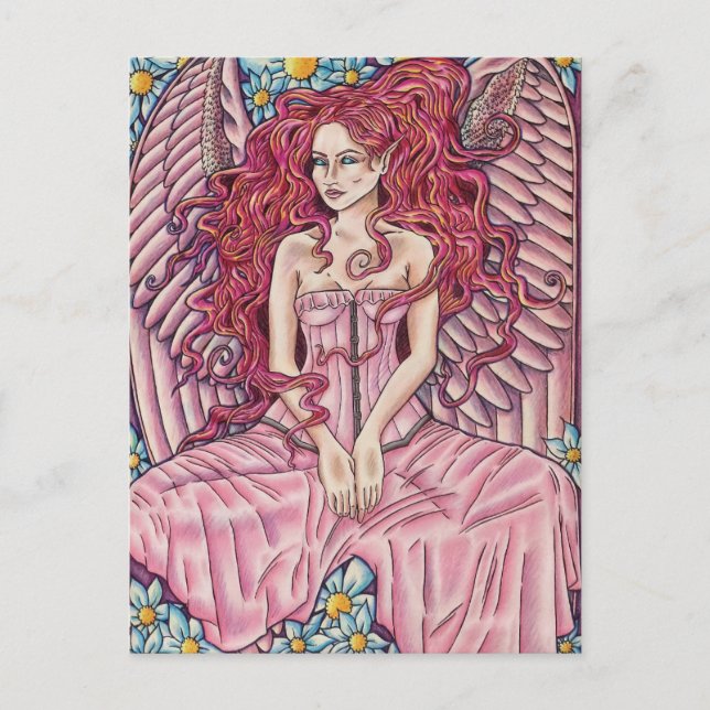 Cartão Postal Flor Fae (Frente)