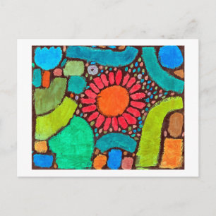 Cartão Postal Flor no Vale, Klee