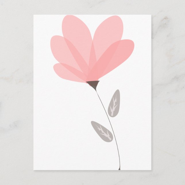 Cartão Postal flor opaca (Frente)