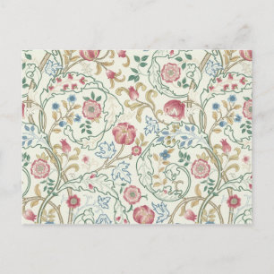 Cartão Postal Flor, Padrão Floral, William Morris