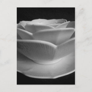 Cartão Postal Flor Petal Bowl