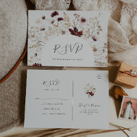 Flor Silvestre Borgonha Cobre | Confirmação de Pre