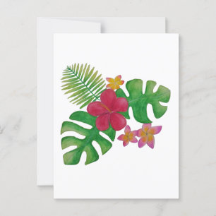 Cartão Postal Flor tropical